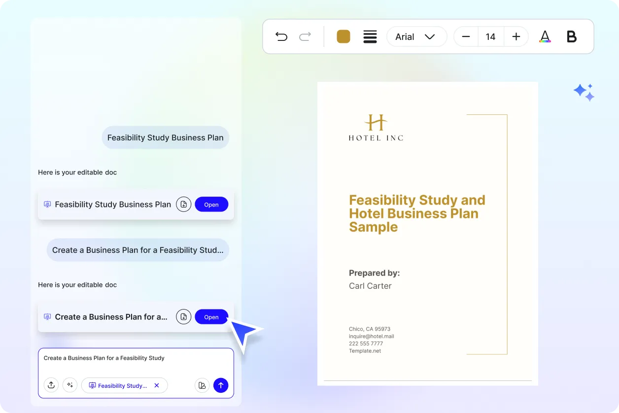 Free AI Feasibility Study Business Plan Generator, Free AI Feasibility Business Plan Maker Online